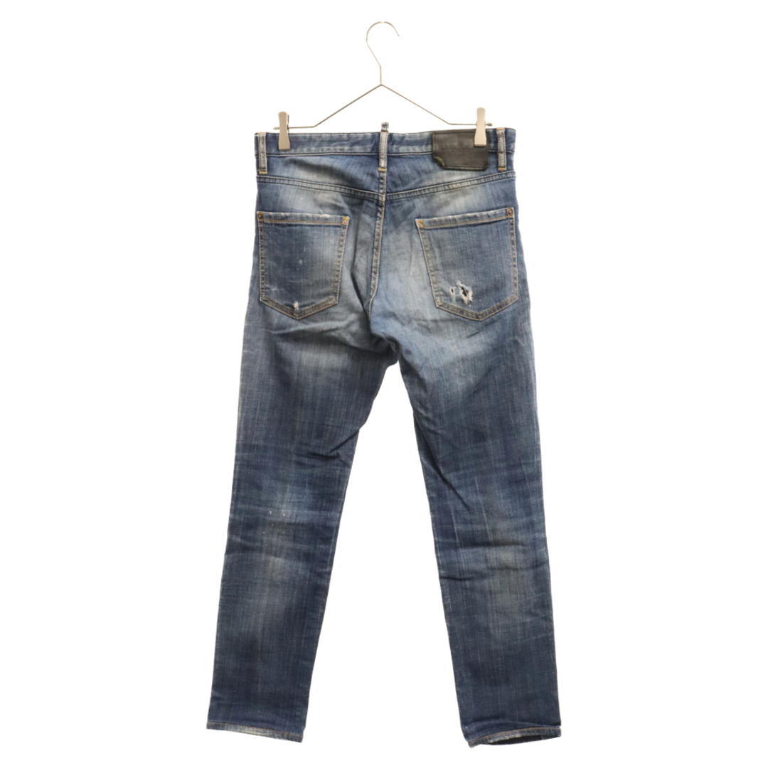 DSQUARED2 ディースクエアード 14AW COOL GUY JEAN クールガイジーンズ ダメージ加工デニムパンツ インディゴ S71LA085485センチ裾幅