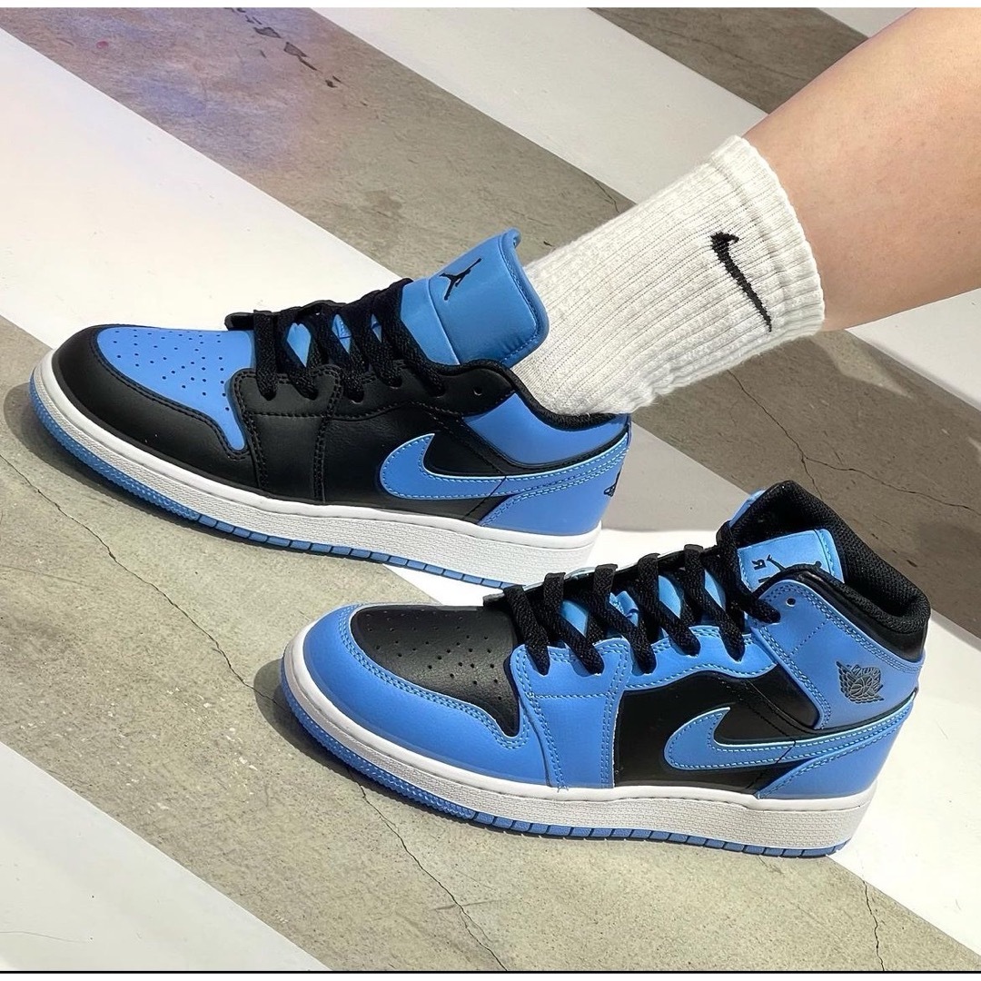 Jordan Brand(NIKE) - 23cm【新品】NIKE GS エアジョーダン1 ミッド