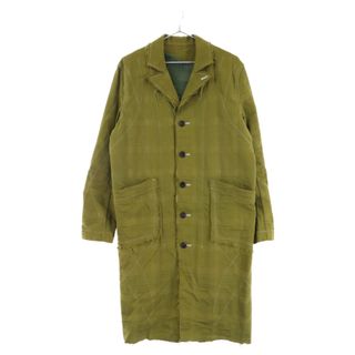 sulvam サルバム 18AW カットオフデザイン チェック柄コート グリーン SI-Y06-300(フライトジャケット)