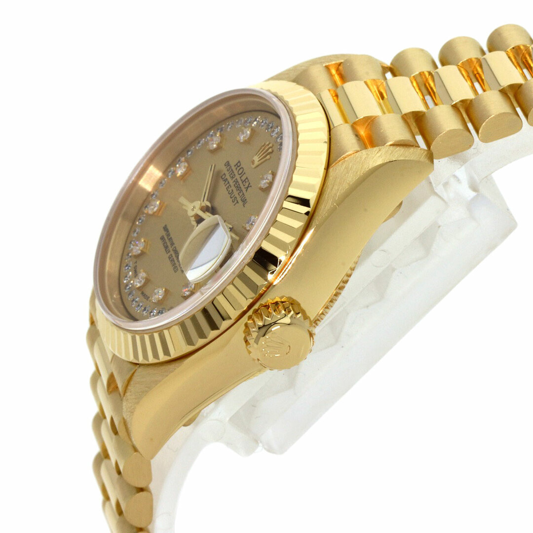 ROLEX(ロレックス)のROLEX 69178LB デイトジャスト ミリヤード ダイヤモンド 腕時計 K18YG K18YG レディース レディースのファッション小物(腕時計)の商品写真