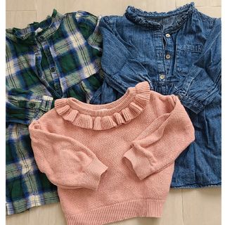 ベビーギャップ(babyGAP)のGAP 80cm 3点set(ワンピース)