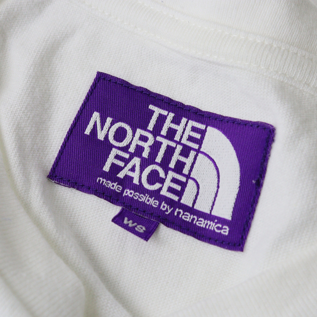 THE NORTH FACE(ザノースフェイス)の美品 ノースフェイス パープルレーベル THE NORTH FACE PURPLE LABEL NT3216N COOL MAX H/S Graphic Tee WS/ホワイト【2400013577892】 レディースのトップス(Tシャツ(半袖/袖なし))の商品写真