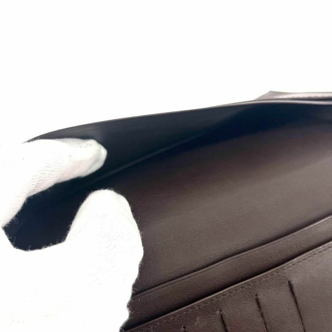 希少・極美品 カミーユフォルネ 長財布 リザード ブラウン系 o11