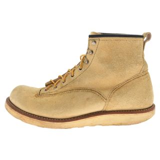 レッドウィング(REDWING)のRED WING レッド ウイング 2908 6inch LINEMAN BOOTS 6インチ ラインマン ハイカットブーツ ベージュ US8.5/26.5cm(ブーツ)