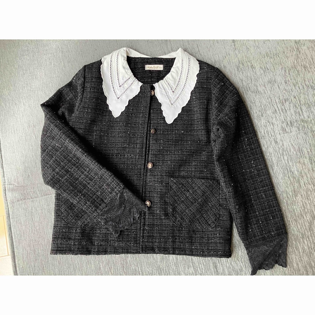 ワンピースセットアップ　160 卒業式入学式 キッズ/ベビー/マタニティのキッズ服女の子用(90cm~)(ドレス/フォーマル)の商品写真