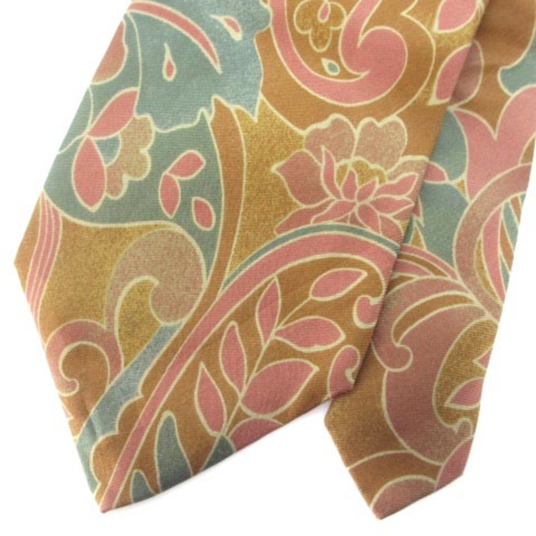 FENDI(フェンディ)のフェンディ ネクタイ レギュラータイ 総柄 花柄 フラワー シルク100％ 茶系 メンズのファッション小物(ネクタイ)の商品写真