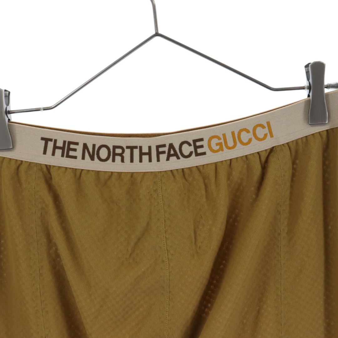 Gucci(グッチ)のGUCCI グッチ 22SS×THE NORTH FACE ノースフェイス テクニカルジャージー フリース レギンスパンツ ベージュ 663910 メンズのパンツ(その他)の商品写真