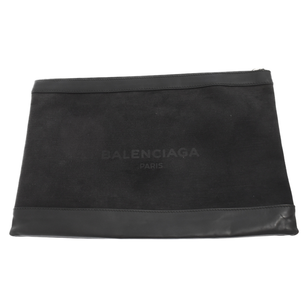 Balenciaga - BALENCIAGA バレンシアガ レザー切り替え ロゴプリント ...