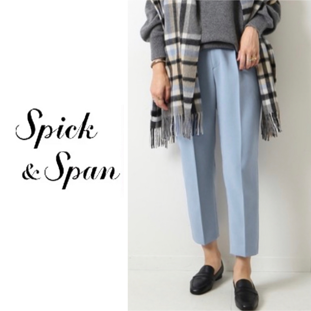 Spick & Span(スピックアンドスパン)のSpick & Span ダブルクロステーパードパンツ レディースのパンツ(カジュアルパンツ)の商品写真