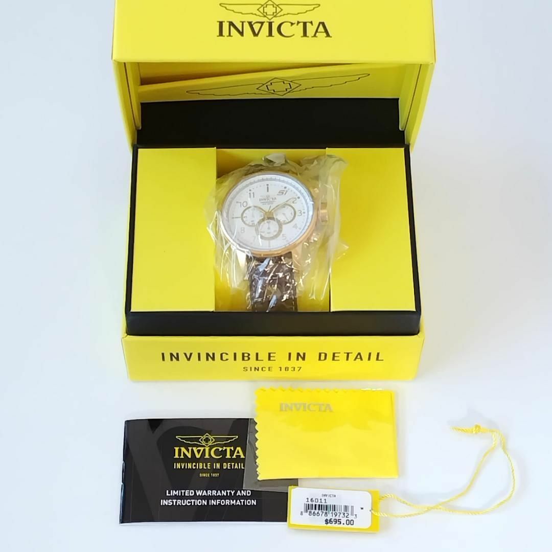 INVICTA(インビクタ)のエスワンラリー新品ブラウンレザー箱付レトロINVICTAクラシック メンズ腕時計 メンズの時計(腕時計(アナログ))の商品写真