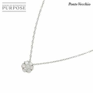 極美品♡ Ponte Vecchio K18WGダイヤモンドネックレス♡特注品