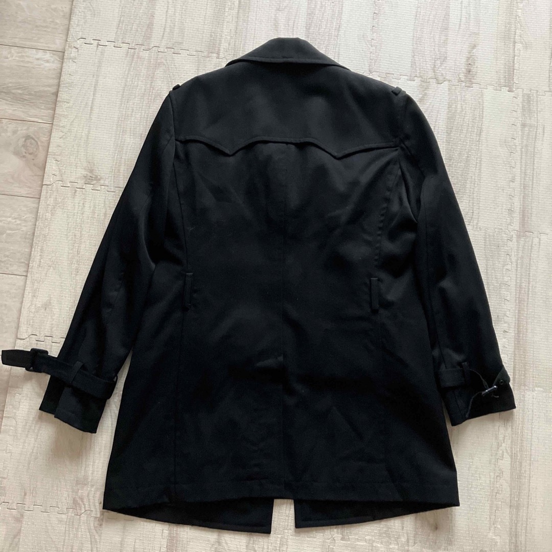 COMME CA ISM(コムサイズム)のトレンチコート　ライナー付き　黒　L メンズのジャケット/アウター(トレンチコート)の商品写真