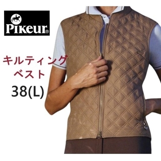 PIKEUR ピカー　キルティングベスト　Lサイズ　乗馬用品　馬術　乗馬ウェア(その他)