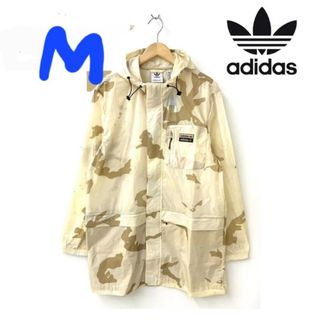 アディダス(adidas)の定価17600円‼️adidasR.Y.V. カモ ロング ウインドジャケット(ナイロンジャケット)