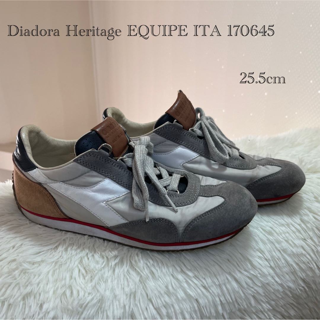 DIADORA(ディアドラ)の極美品　Diadora heritageEQUIPE 170645 25.5cm メンズの靴/シューズ(スニーカー)の商品写真