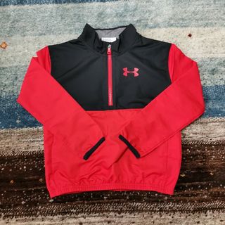 アンダーアーマー(UNDER ARMOUR)の【美品】アンダーアーマー トレーニング ヤッケ キッズ(ジャケット/上着)