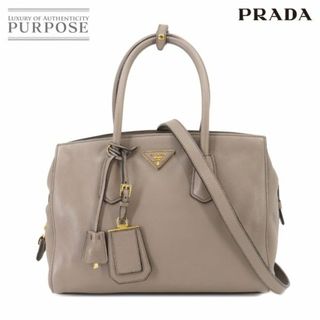 希少品✨PRADA 2way ショルダーバッグ キュイール 三角ロゴ スエード