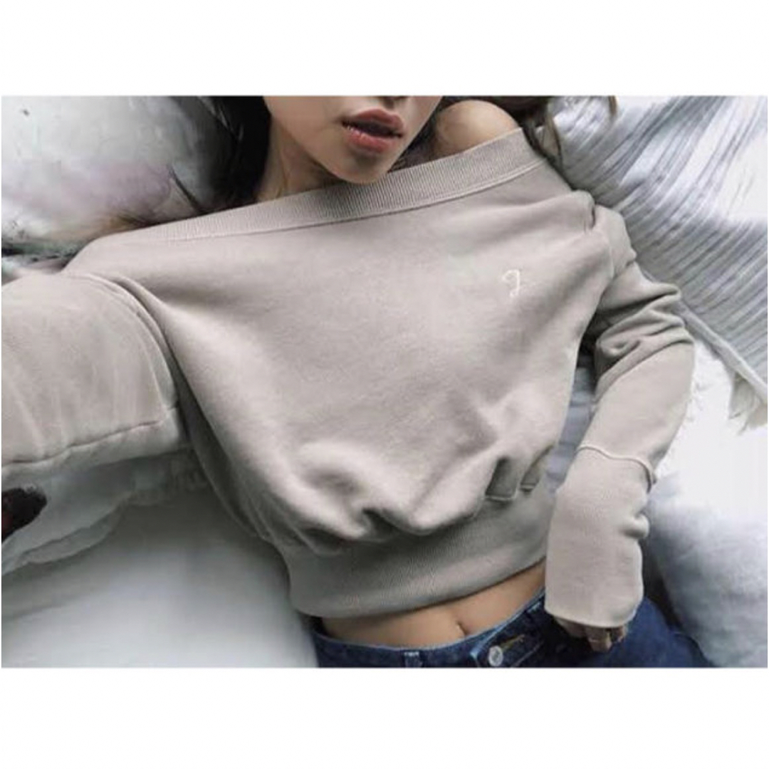 JUEMI Loose Neck Pigment Dyed Sweat | フリマアプリ ラクマ