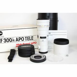 コニカミノルタ(KONICA MINOLTA)の【美品】MINOLTA AF 300mm F4 High-Speed Apo(レンズ(単焦点))