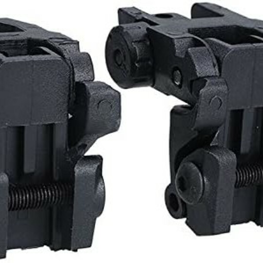 BUIS MAGPUL MBUS Gen2 タイプ レプリカ セット ブラック エンタメ/ホビーのミリタリー(カスタムパーツ)の商品写真