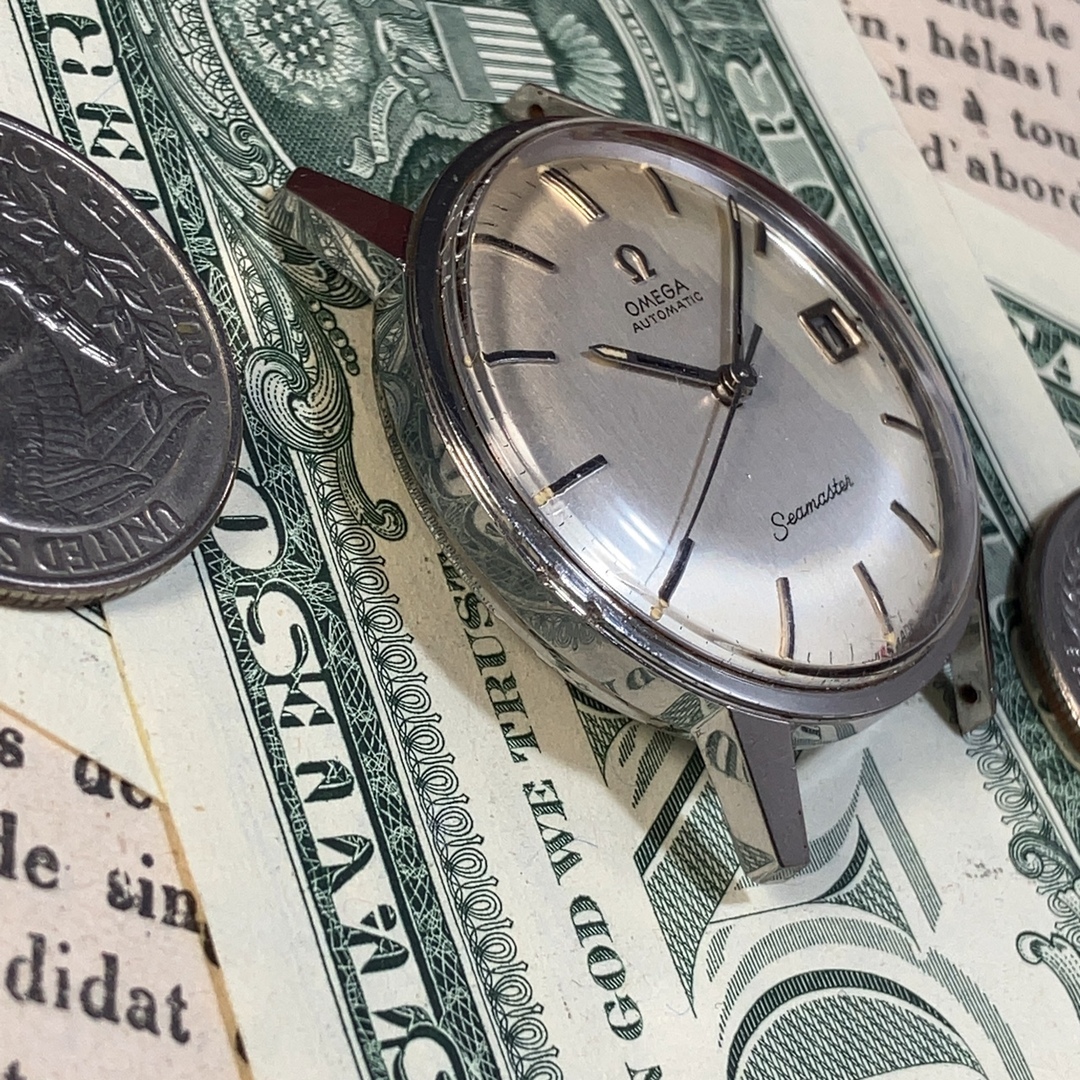 OMEGA(オメガ)の【国内OH済】オメガOMEGAアンティークウォッチ自動巻きシーマスター2428 メンズの時計(腕時計(アナログ))の商品写真