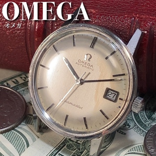 オメガ(OMEGA)の【国内OH済】オメガOMEGAアンティークウォッチ自動巻きシーマスター2428(腕時計(アナログ))