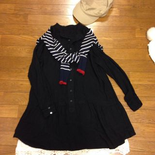 ダブルクローゼット(w closet)の☆w closetシャツワンピ☆(ミニワンピース)