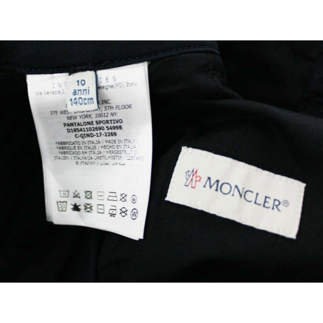 MONCLER(モンクレール)の【秋物 新入荷!】[モンクレール/Moncler]140cm ロングパンツ/長ズボン 濃紺【中古】子供服 キッズ kids ジュニア 男の子 女の子 春秋冬 720132 キッズ/ベビー/マタニティのキッズ服女の子用(90cm~)(パンツ/スパッツ)の商品写真