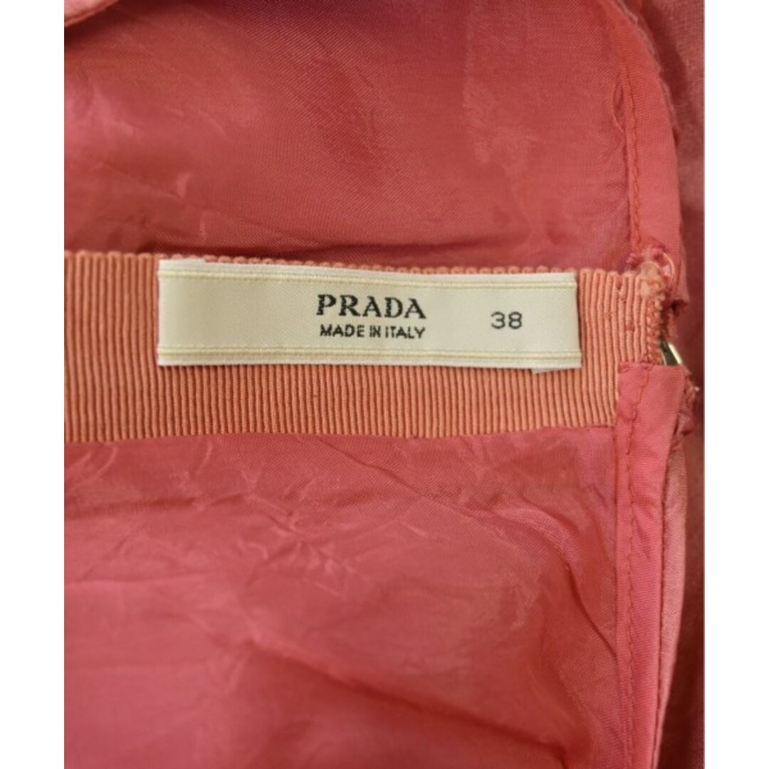 PRADA - PRADA プラダ ワンピース 38(S位) ピンク 【古着】【中古】の