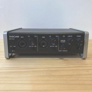 TASCAM US-2x2 オーディオインターフェース USBケーブル付き(オーディオインターフェイス)