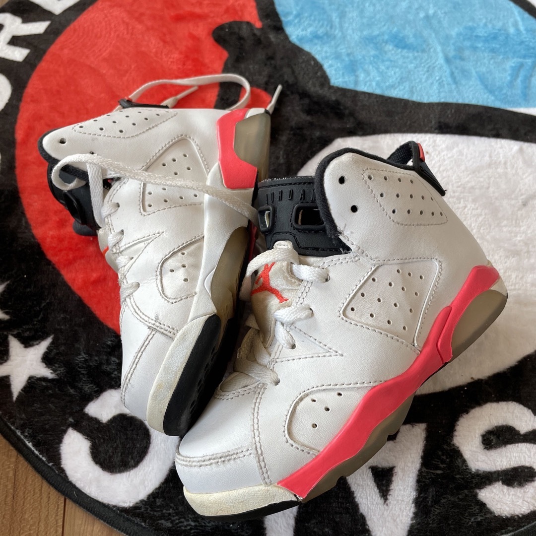 NIKE - レア☆NIKE ジョーダン6 infrared ｽﾗﾑﾀﾞﾝｸ キッズスニーカーの