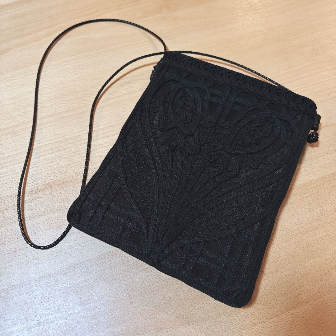 mame kurogouchi Cording Embroidery Pouch