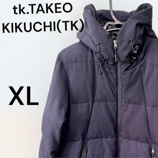 TAKEO KIKUCHI ファー ダウン purple y2k Active