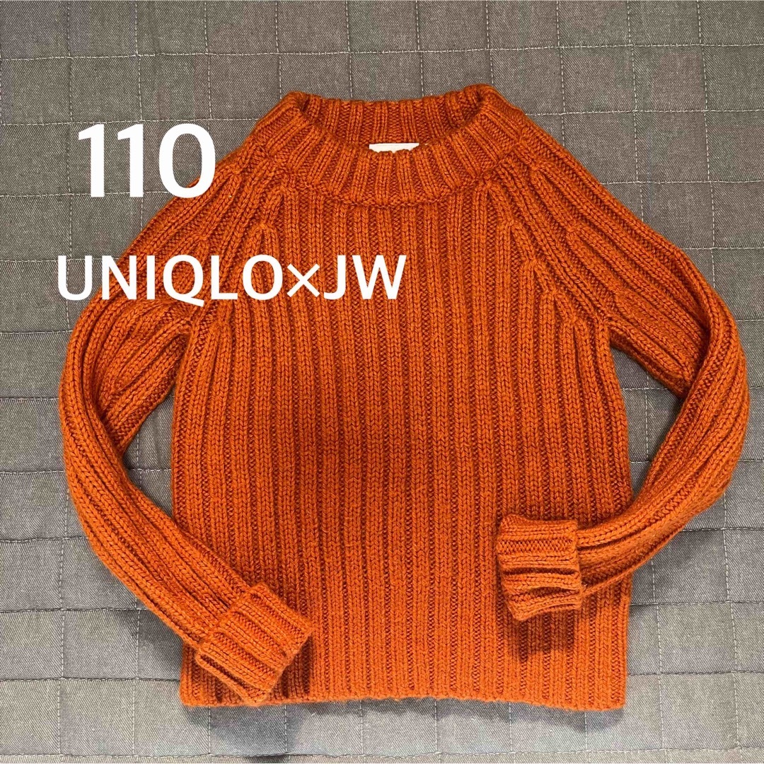 UNIQLO(ユニクロ)の【UNIQLO×JW】JW ANDERSON クルーネックセーター（長袖） キッズ/ベビー/マタニティのキッズ服男の子用(90cm~)(ニット)の商品写真