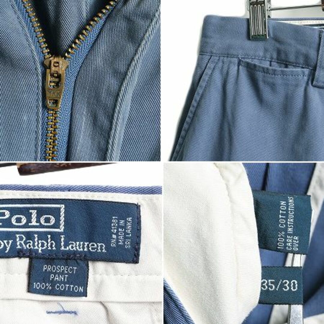 Ralph Lauren(ラルフローレン)の90s ポロ ラルフローレン コットン チノ パンツ 35 ノータック チノパン メンズのパンツ(チノパン)の商品写真