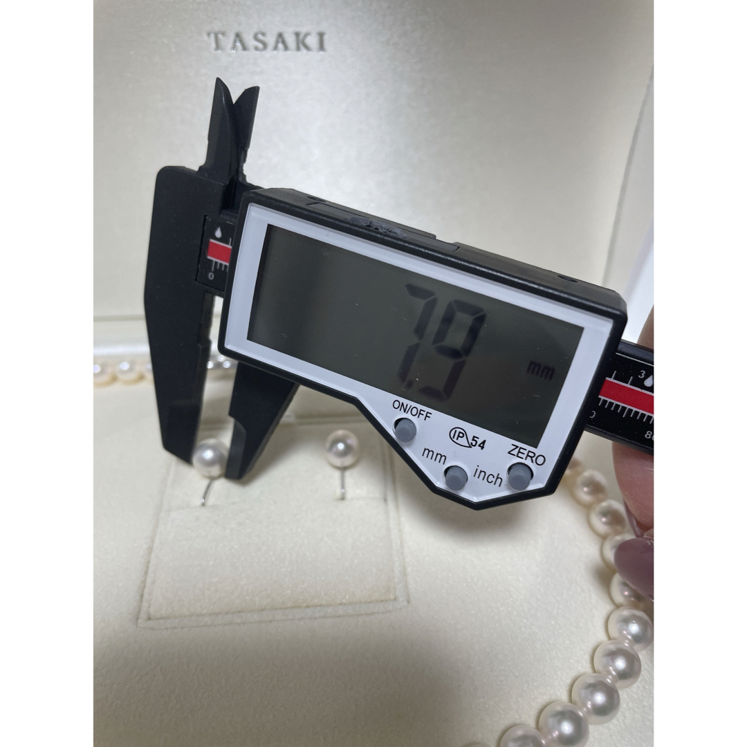 TASAKI - タサキ 7.5〜8㎜ パールネックレス・イヤリングセット 保証書