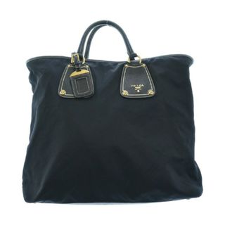 PRADA プラダ   ハンドバッグ 1BA274   CITY CALF カーフレザー BLUETTE ブルー系 ASSE グリーン  ショルダーバッグ トートバッグ  【本物保証】