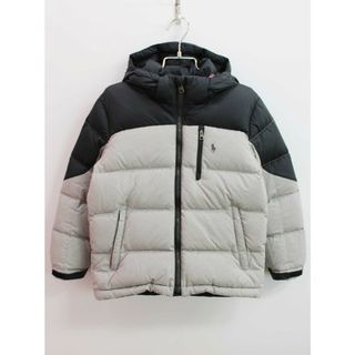 ラルフローレン(Ralph Lauren)の【冬物 新入荷!】◇ラルフローレン/Ralph Lauren◇120cm ダウンジャケット グレー×黒 フード取外可【中古】子供服 キッズ kids 男の子 女の子 冬 411132(ジャケット/上着)