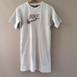 ナイキ(NIKE)のNIKE スエットワンピース チュニック XS グレー(ミニワンピース)