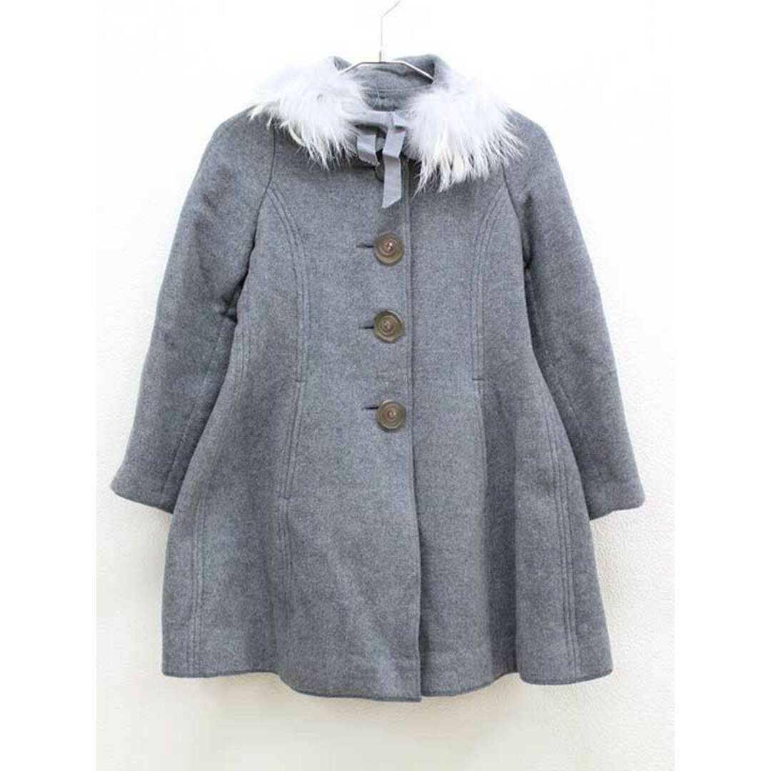 【冬物 新入荷!】▼ミミソル/MIMISOL▼130cm位(XXS) コート グレー子供 キッズ kids 女の子 冬 311132キッズ服女の子用(90cm~)