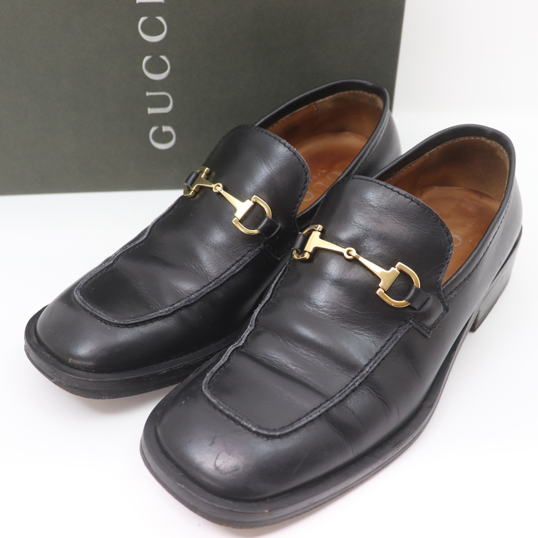 Gucci - IT7D2VFOZDTW GUCCI グッチ ホースビット レザー ローファー