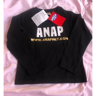 アナップキッズ(ANAP Kids)のロゴロングtシャツ　105 110 115　新品未使用　タグ付き(Tシャツ/カットソー)