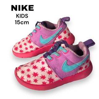 ナイキ(NIKE)のドナドナ様専用　NIKE ナイキ 子どもスニーカー　女の子　ピンク　星 15cm(スニーカー)