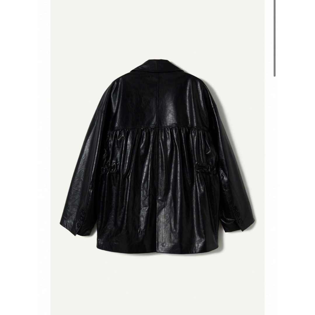 BEAUTY&YOUTH UNITED ARROWS(ビューティアンドユースユナイテッドアローズ)のLEINWANDE Pleating Leather Jacket メンズのジャケット/アウター(レザージャケット)の商品写真