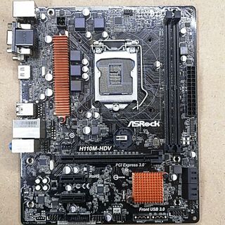 マザーボード ASRock H110M-HDV(PCパーツ)