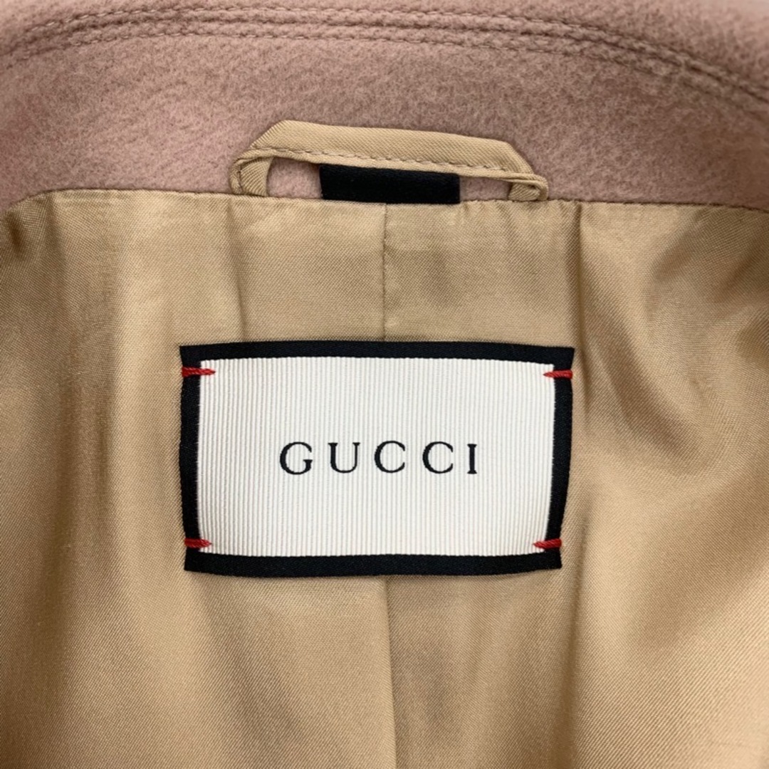 Gucci(グッチ)のグッチ GUCCI アウター コート ロングコート チェスター ウール ベージュ レディースのジャケット/アウター(チェスターコート)の商品写真