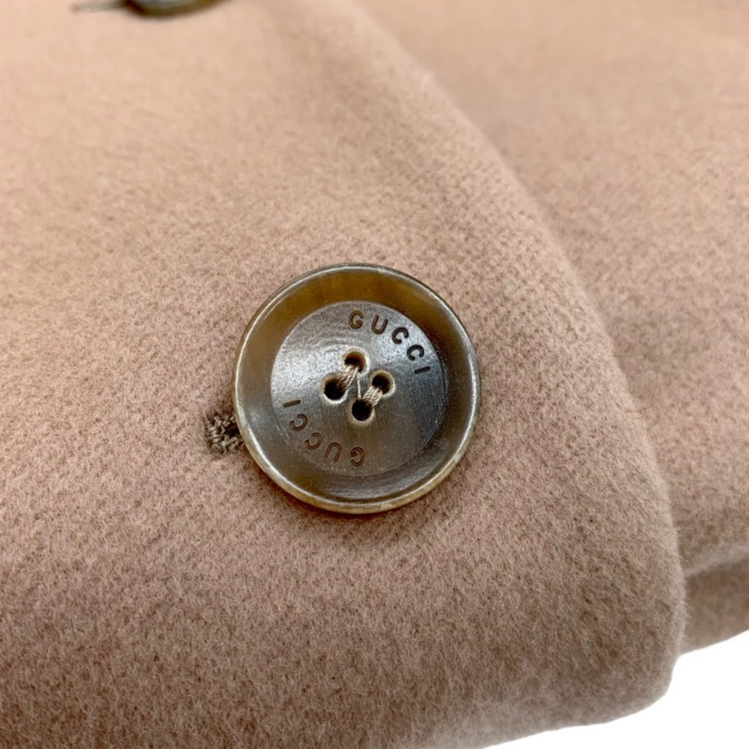 Gucci(グッチ)のグッチ GUCCI アウター コート ロングコート チェスター ウール ベージュ レディースのジャケット/アウター(チェスターコート)の商品写真