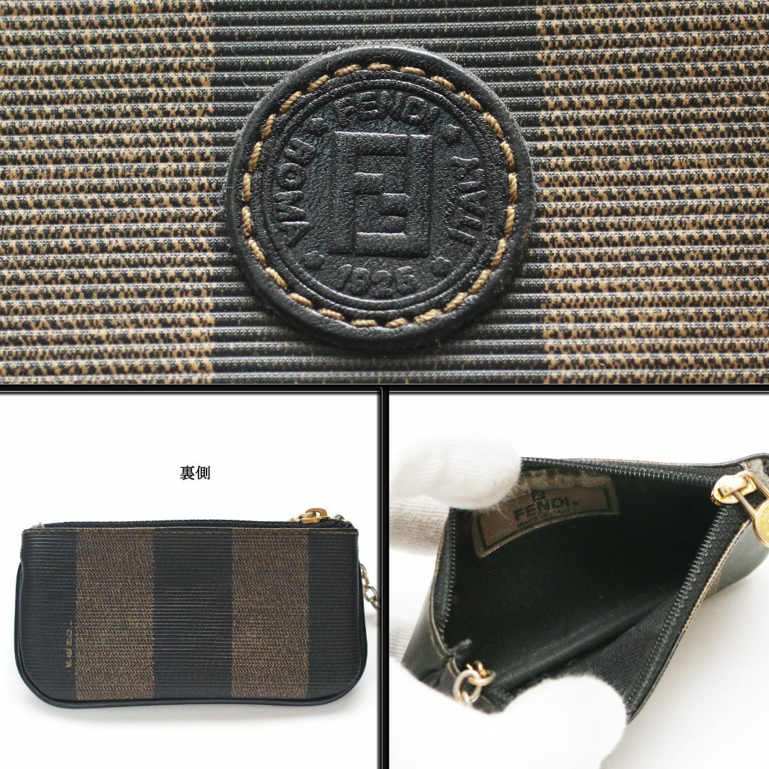 FENDI(フェンディ)の【ヴィンテージ】◇フェンディ◇ ペカン柄 / バッグチャーム コインケース レディースのファッション小物(コインケース)の商品写真