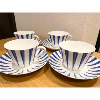 スティグリンドベリ(Stig Lindberg)のGustavsberg Sailor Matros C&S小 4客(食器)