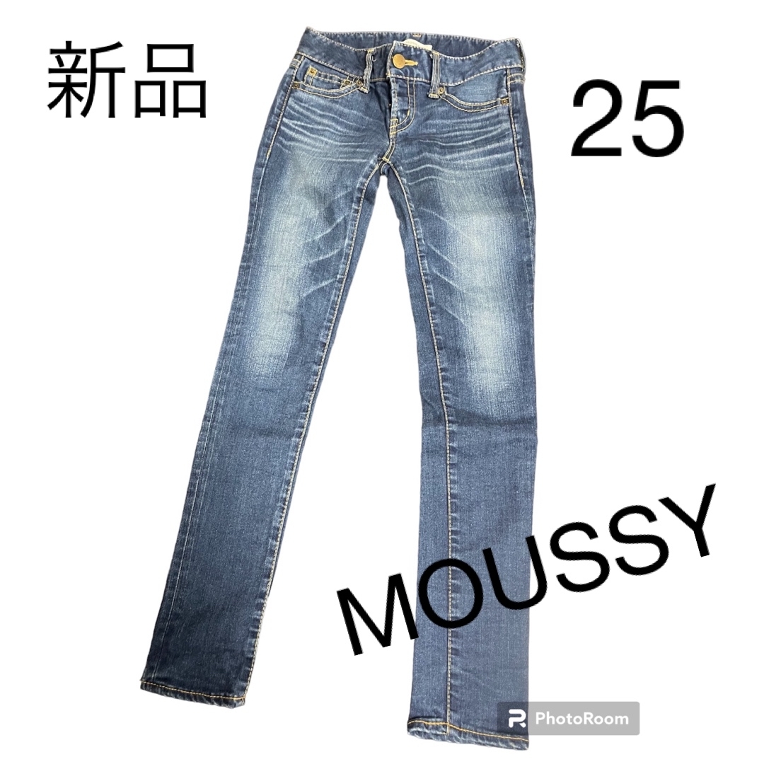 MOUSSY 新品未使用 25 スキニーデニムレディース